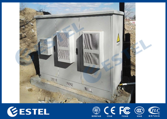China Air Conditioner Cooling System Outdoor Base Station Including Battery Layers And Rack Rails supplier