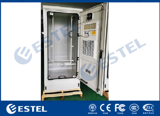 China Air Conditioner &amp; Fan Cooling Outdoor Telecom Cabinet Galvanized Steel With Front Access supplier