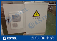 Temperature Control Small Size Galvanized Steel Outdoor Telecom Cabinet Including 19” Equipment Rack