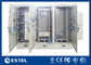 IP55 Three Bays Outdoor Telecom Cabinet For Installing Battery, Power System, Telecom Equipments supplier