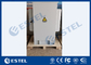 27U 19 Inch Rack Outdoor Telecom Cabinet Galvanized Steel Single Wall Heat Insulation supplier