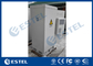 Double Wall Air Conditioner Cooling Outdoor Telecom Equipment Cabinet With Rectifier System supplier